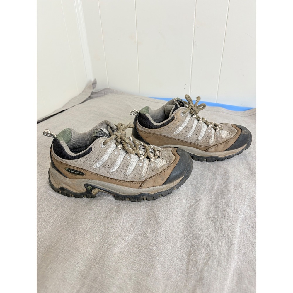 Columbia Womens Newton Ridge Low Hiking Shoes Brown Tan Suede Trail 7.5 - Picture 7 of 7
